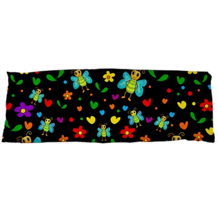 Butterflies and flowers pattern Body Pillow Case Dakimakura (Two Sides)