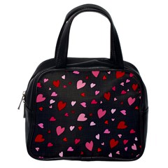 Hearts Pattern Classic Handbags (one Side) by Valentinaart