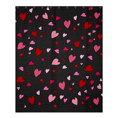 Hearts Pattern Shower Curtain 60  X 72  (medium)  by Valentinaart