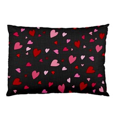 Hearts Pattern Pillow Case (two Sides) by Valentinaart