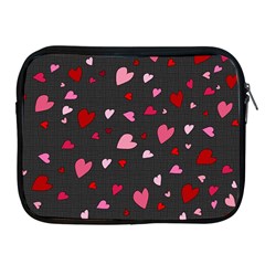 Hearts Pattern Apple Ipad 2/3/4 Zipper Cases by Valentinaart