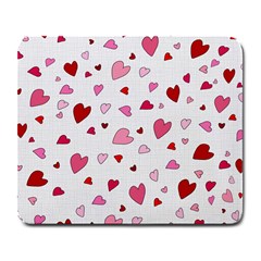 Valentine s Day Hearts Large Mousepads by Valentinaart