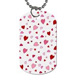 Valentine s day hearts Dog Tag (One Side) Front