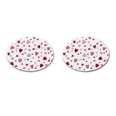 Valentine s Day Hearts Cufflinks (oval) by Valentinaart