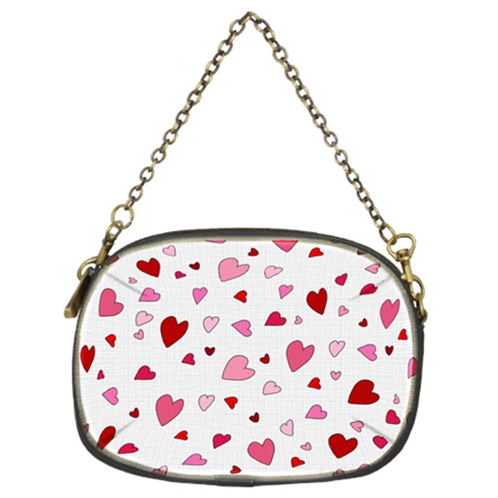 Valentine s day hearts Chain Purses (Two Sides) 