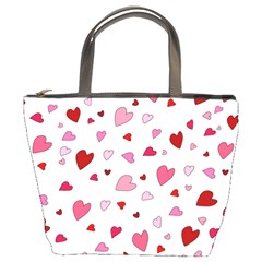 Valentine s Day Hearts Bucket Bags by Valentinaart