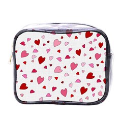 Valentine s Day Hearts Mini Toiletries Bags by Valentinaart