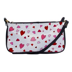 Valentine s Day Hearts Shoulder Clutch Bags by Valentinaart