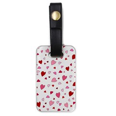 Valentine s Day Hearts Luggage Tags (one Side)  by Valentinaart