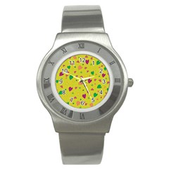 Colorful hearts Stainless Steel Watch