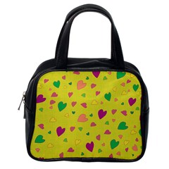 Colorful hearts Classic Handbags (One Side)