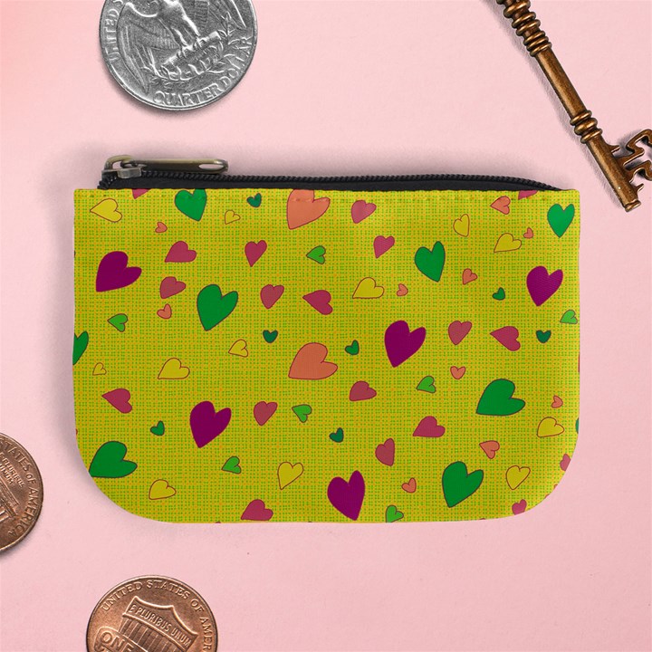 Colorful hearts Mini Coin Purses