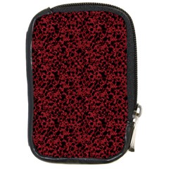 Red Coral Pattern Compact Camera Cases by Valentinaart