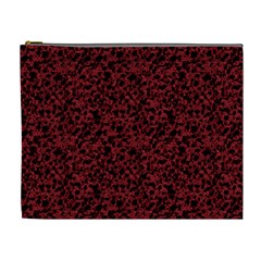 Red Coral Pattern Cosmetic Bag (xl) by Valentinaart