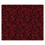 Red coral pattern Double Sided Flano Blanket (Small)  50 x40  Blanket Front