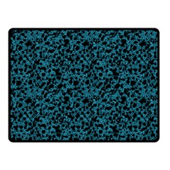 Blue Coral Pattern Fleece Blanket (small)