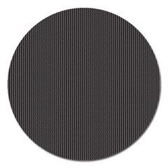 Gray Elegant Texture Magnet 5  (round) by Valentinaart