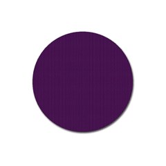 Purple Texture Magnet 3  (round) by Valentinaart