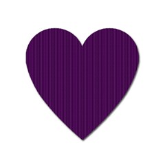 Purple Texture Heart Magnet