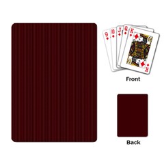 Red Texture Playing Card