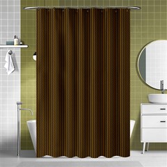 Gold Texture Shower Curtain 48  X 72  (small)  by Valentinaart