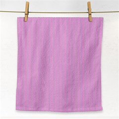 Pink Texture Face Towel by Valentinaart