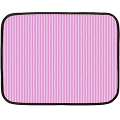 Pink Texture Fleece Blanket (mini) by Valentinaart