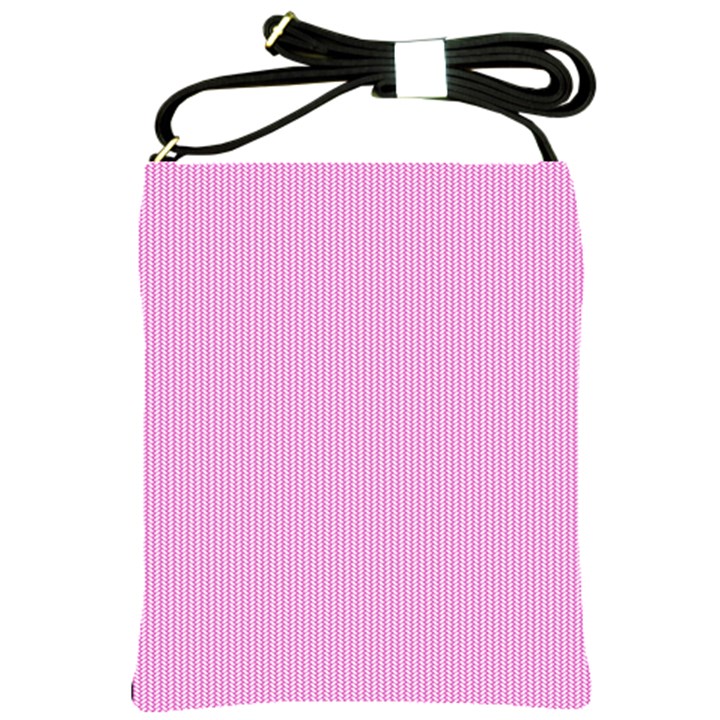 Pink texture Shoulder Sling Bags