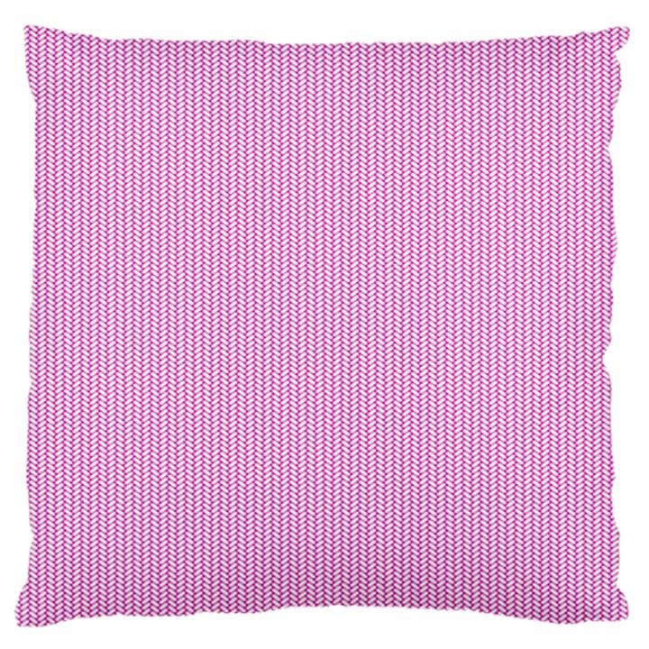 Pink texture Large Cushion Case (Two Sides)