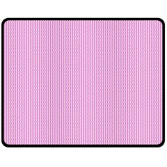 Pink Texture Double Sided Fleece Blanket (medium)  by Valentinaart