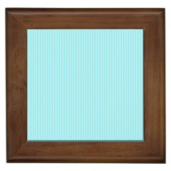 Light Blue Texture Framed Tiles by Valentinaart