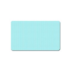 Light Blue Texture Magnet (name Card) by Valentinaart