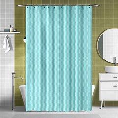 Light Blue Texture Shower Curtain 48  X 72  (small)  by Valentinaart