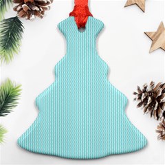 Light Blue Texture Ornament (christmas Tree)  by Valentinaart