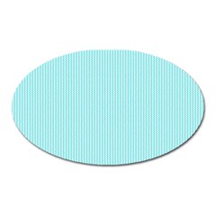 Light Blue Texture Oval Magnet by Valentinaart