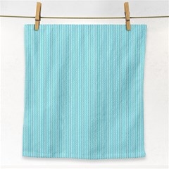 Light Blue Texture Face Towel by Valentinaart