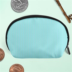 Light Blue Texture Accessory Pouches (large)  by Valentinaart