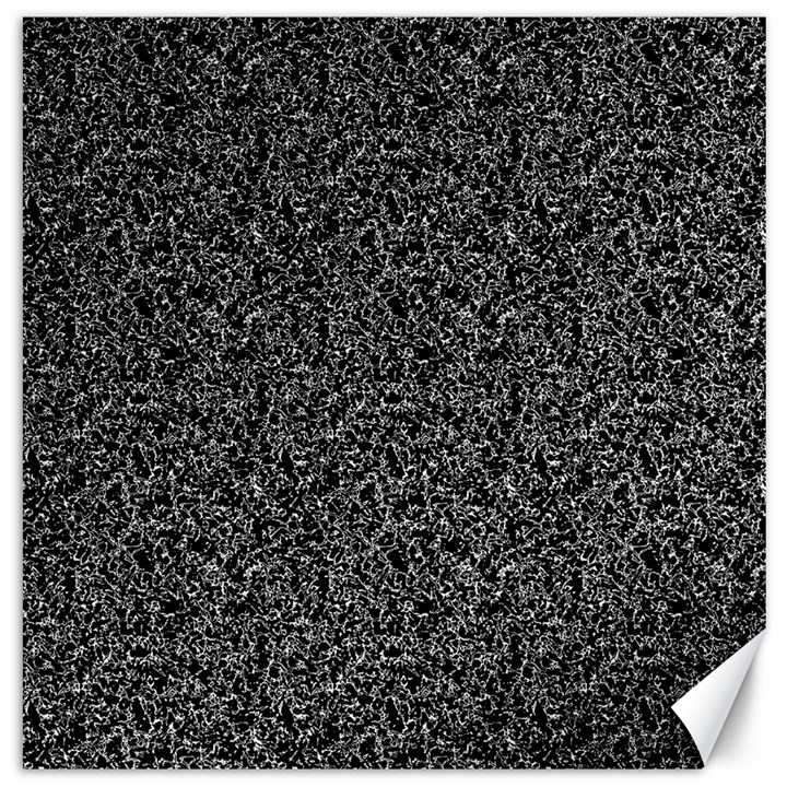 Black elegant texture Canvas 20  x 20  