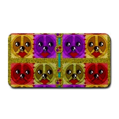 Peace Dogs Medium Bar Mats by pepitasart