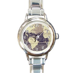 River Globe Round Italian Charm Watch by MTNDesignco