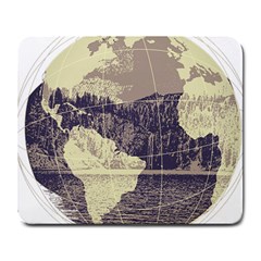 River Globe Large Mousepads by MTNDesignco