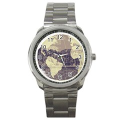 River Globe Sport Metal Watch by MTNDesignco