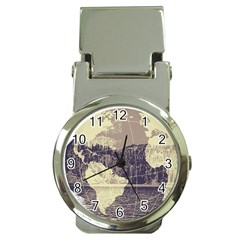 River Globe Money Clip Watches