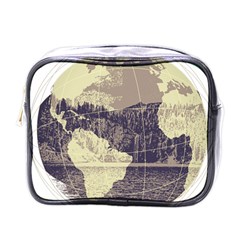 River Globe Mini Toiletries Bags by MTNDesignco