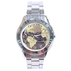 River Globe Stainless Steel Analogue Watch