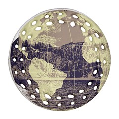 River Globe Ornament (round Filigree)