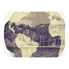 River Globe Double Sided Flano Blanket (mini)  by MTNDesignco