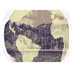 River Globe Double Sided Flano Blanket (large)  by MTNDesignco