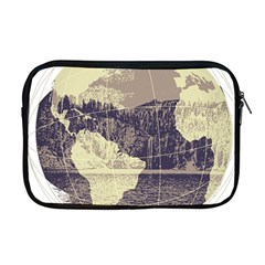 River Globe Apple Macbook Pro 17  Zipper Case by MTNDesignco