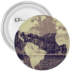 River Globe 3  Buttons by MTNDesignco